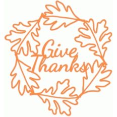 give thanks wreath