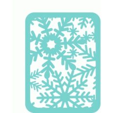 snowflake 3x4 life card