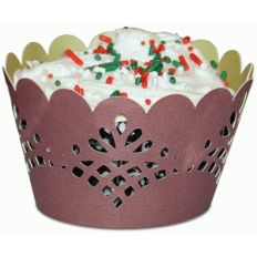 cupcake wrapper set: fancy scallop