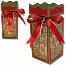 3d decorative snowflake lantern box
