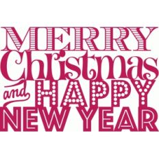 mixed font merry christmas
