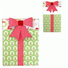 a2 3d bow present card