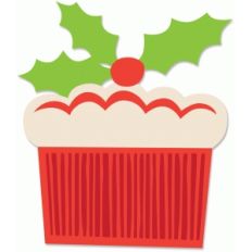 christmas cupcake