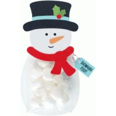 snowman treat bag holder