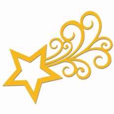 star shooting swirls