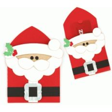 santa claus gift card holder