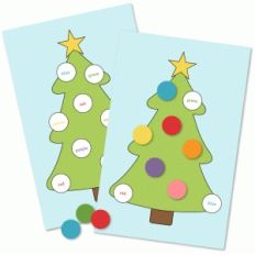christmas tree bingo game