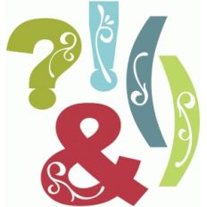 elegant alphabet - punctuation