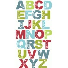 elegant alphabet - capitals