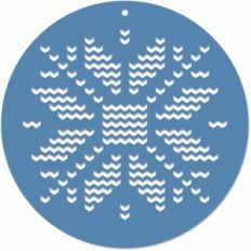 knit snowflake