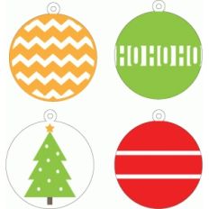 christmas layered tags