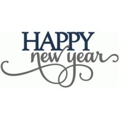 happy new year - layered phrase