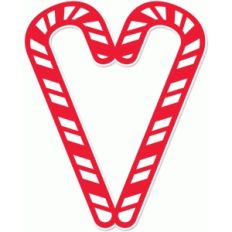 candy cane heart