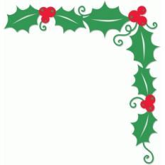 holly corner border