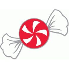 wrapped peppermint candy