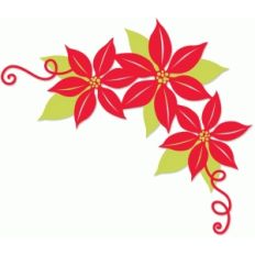 poinsettia corner flourish