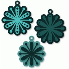 snowflake gift tags