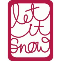 let it snow journaling card