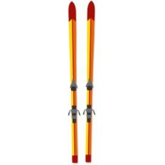 striped skis
