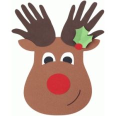 handprint reindeer