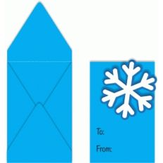 snowflake gift card holder
