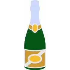 champagne bottle
