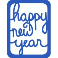 happy new year journaling card