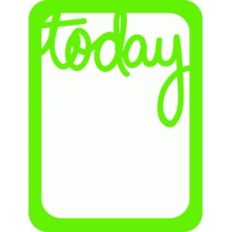 today journaling card