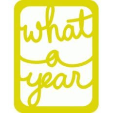 what a year journaling card