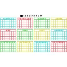 calendar card set