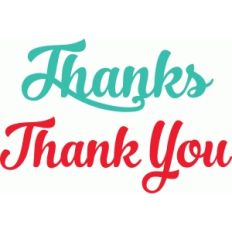 thank you and thanks phrases