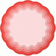 nested wavy circle