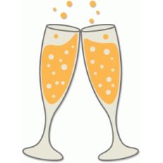 champagne glasses