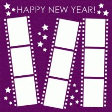 new year photo frame