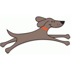 leaping dog