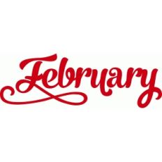 'february' valentine's word