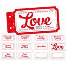 valentine coupon book