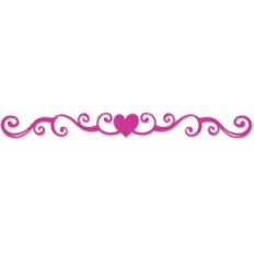 heart filigree border