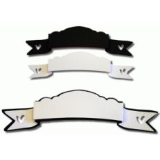 3d banner scallop with hearts