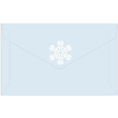 envelope - snowflake