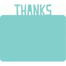 thanks card