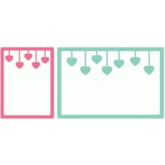 heart banner journaling cards