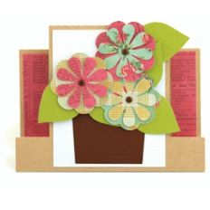 a2 flower pot center step card