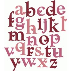 heart alphabet- lowercase