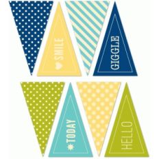 bunting and flags