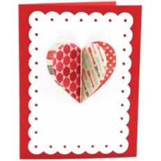 a2 3d heart card