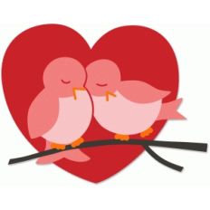 vintage lovebirds