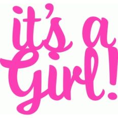 it's a girl!