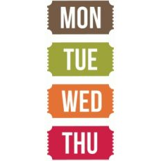 week tickets mon-thu