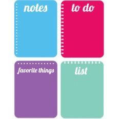 notebook journaling cards